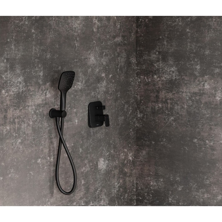 Ravak X070156 - Douchekraan voor inbouwinstallatie FREE zwart