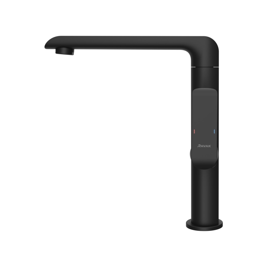 Ravak X070174 - Wastafel-/keukenkraan FLAT 26,2 cm mat zwart