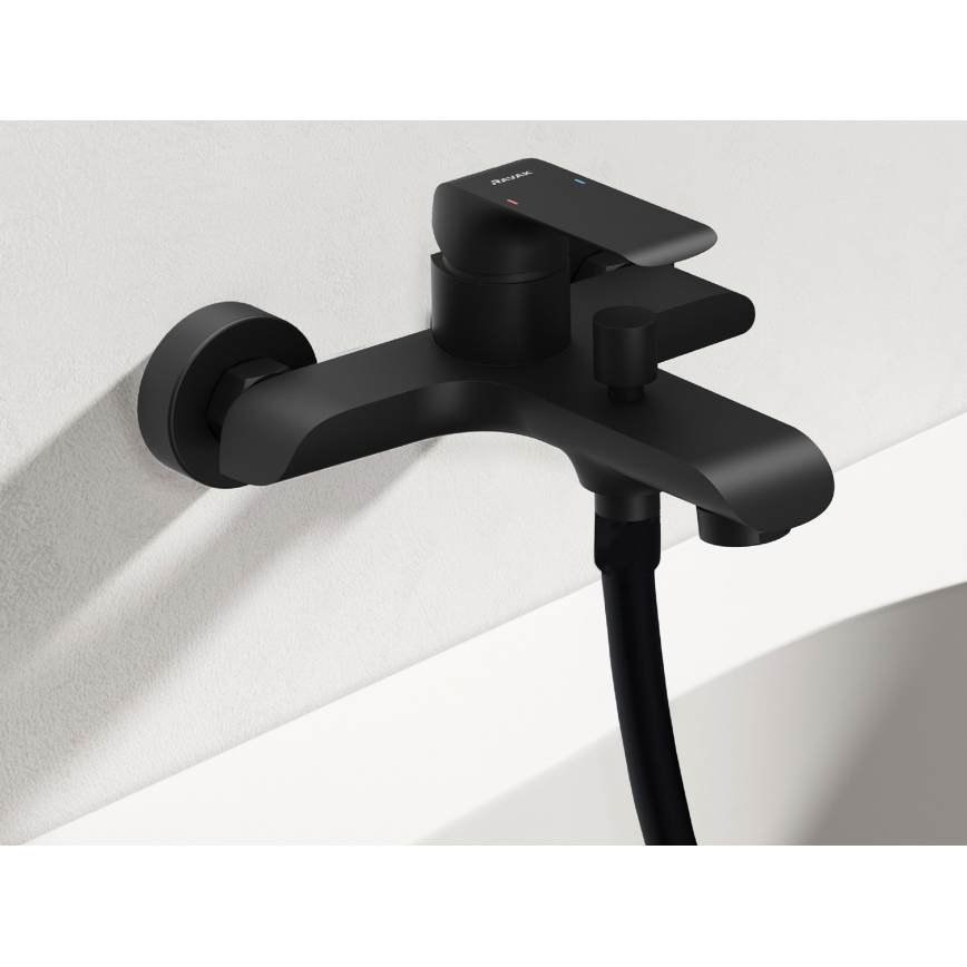 Ravak X070175 - Badmengkraan FLAT mat zwart