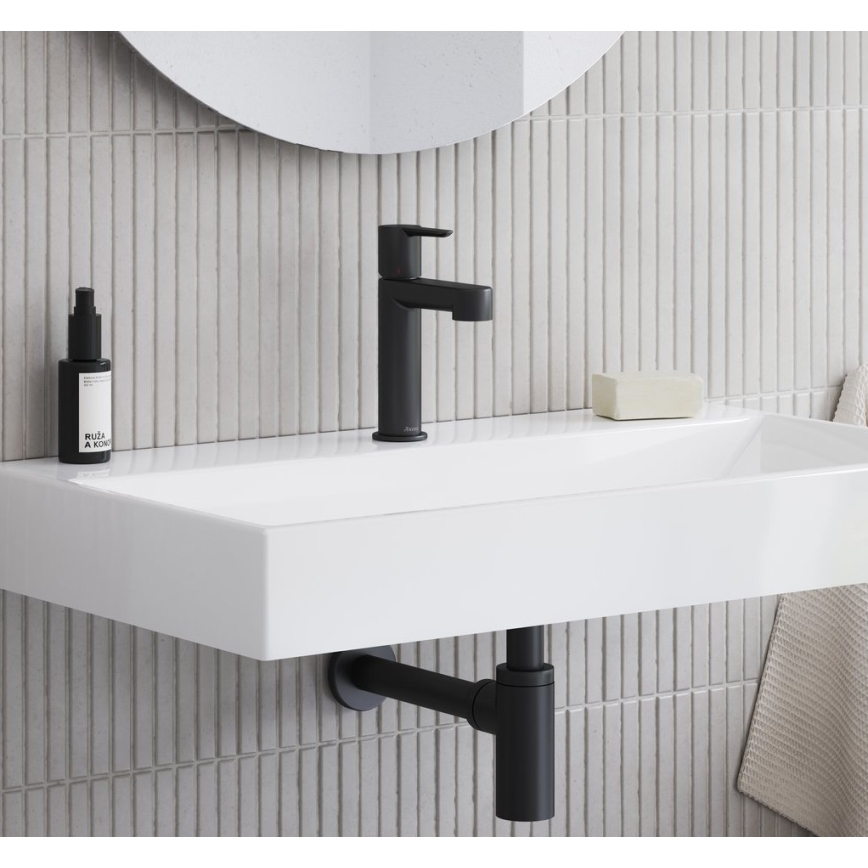 Ravak X070181 - Wastafelkraan PURI 19,1 cm zwart