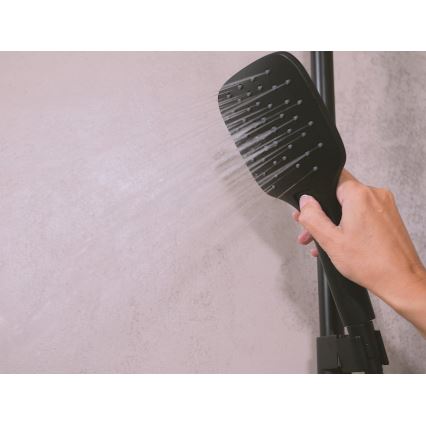 Ravak X070443 - Doucheset met thermostaatkraan FLAT, mat zwart