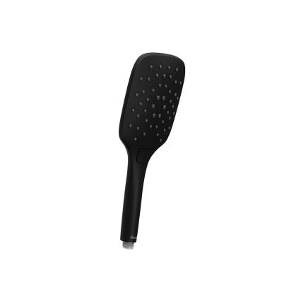 Ravak X070443 - Ensemble de douche avec mitigeur thermostatique FLAT, finition noir mat