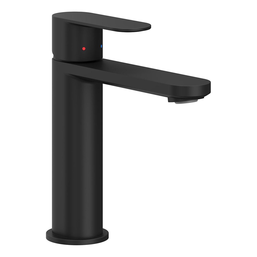 Ravak X070458 - Mitigeur de lavabo CHROME 17,7 cm noir