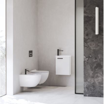 Ravak X070460 - Mitigeur pour lavabo CHROME 17,7 cm noir