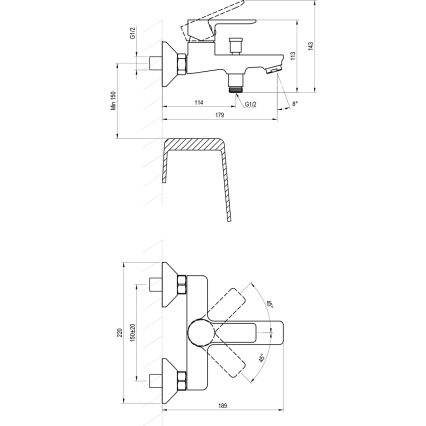 Ravak X070491 - Badmengkraan SOLAR zwart