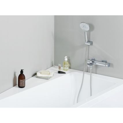 Ravak X07P233 - Handdouche FLAT met drukknop, glanzend chroom