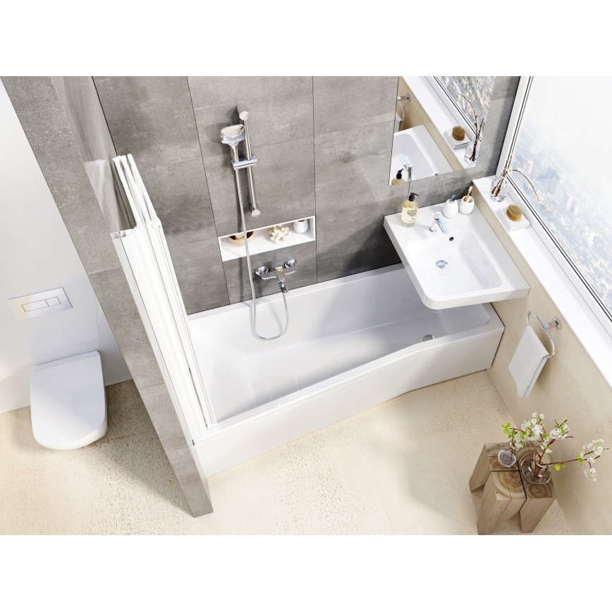 Ravak X07P348 - Handdouche met drukknop, glanzend chroom