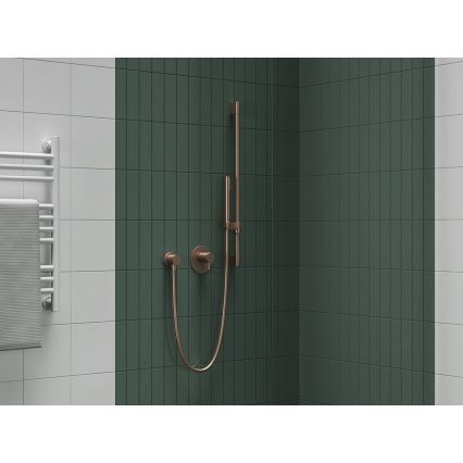 Ravak X07P715 - douchestang 70 cm geborsteld goud