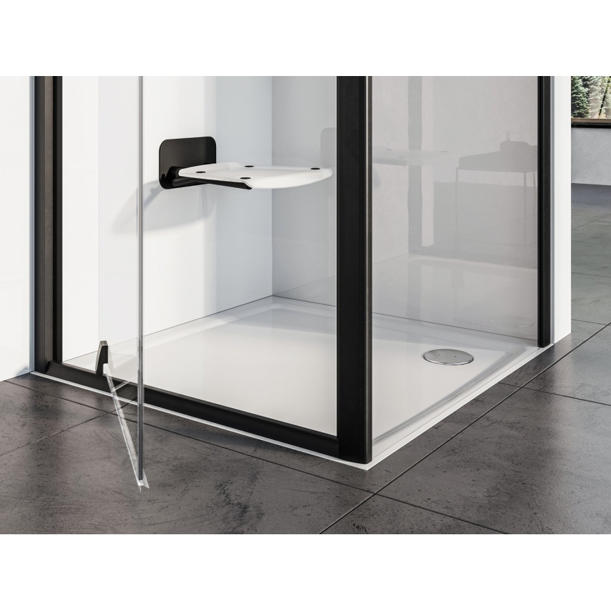 Ravak XA034411010 - Receveur de douche carré PERSEUS 80x80 cm blanc