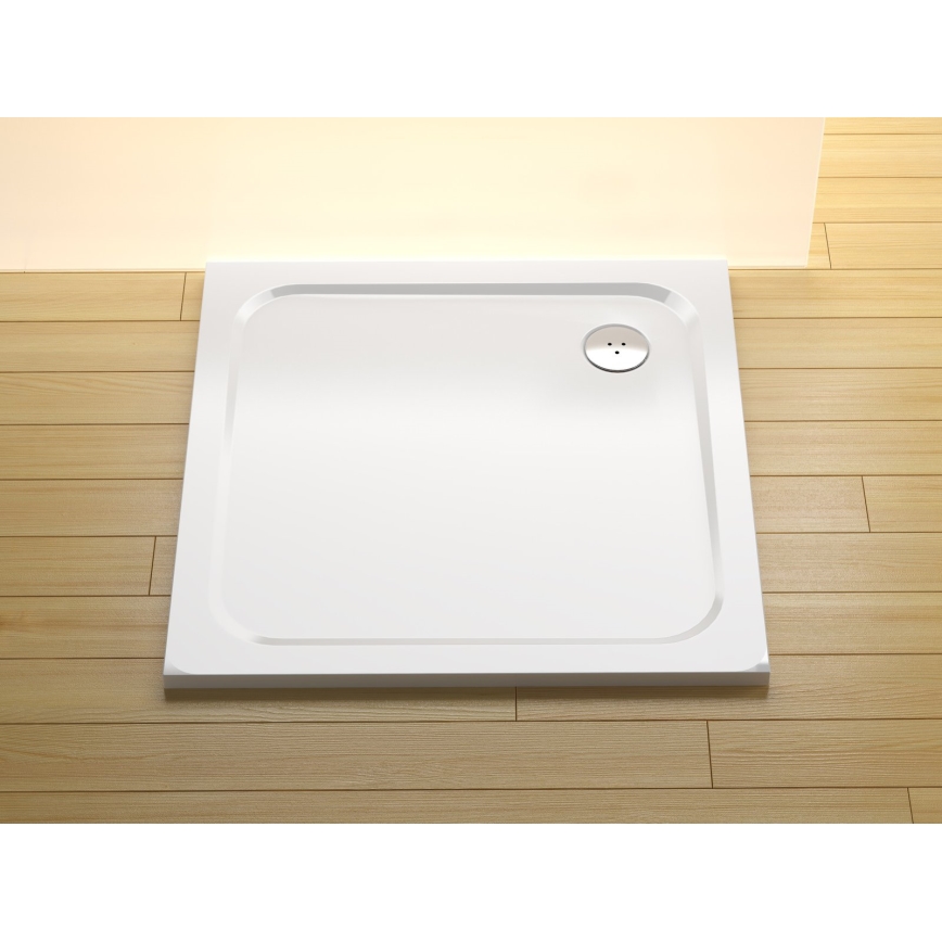 Ravak XA047701010 - Receveur de douche carré PERSEUS 90 x 90 cm blanc