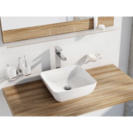 Ravak XJX01138001 - Lavabo à poser UNI SLIM 38x38 cm céramique/blanc