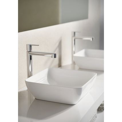 Ravak XJX01138001 - Lavabo à poser UNI SLIM 38x38 cm céramique/blanc