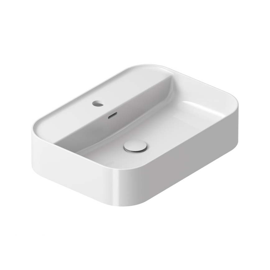 Ravak XJX01155005 - Opzetwastafel CERAMIC SLIM 55x40 cm keramiek/wit