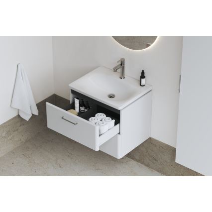 Ravak XJX01250000 - Lavabo encastré BALANCE 50x46,5 cm céramique/blanc