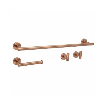 REA-05002 - Ensemble d'accessoires de salle de bains ARI en cuivre brossé