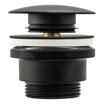 REA-A5216 - Bonde de lavabo CLICK-CLACK diam. 6,4 cm noire