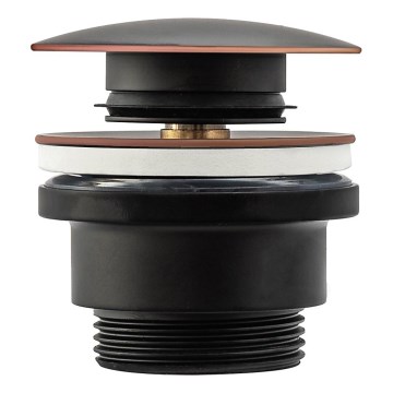 REA-A5218 - Wastafelafvoer CLICK-CLACK Ø 6,4 cm zwart