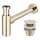 REA-A5692 - Wastafelsifon met CLICK-CLACK-afvoer Ø 6,4 cm, goudkleurig