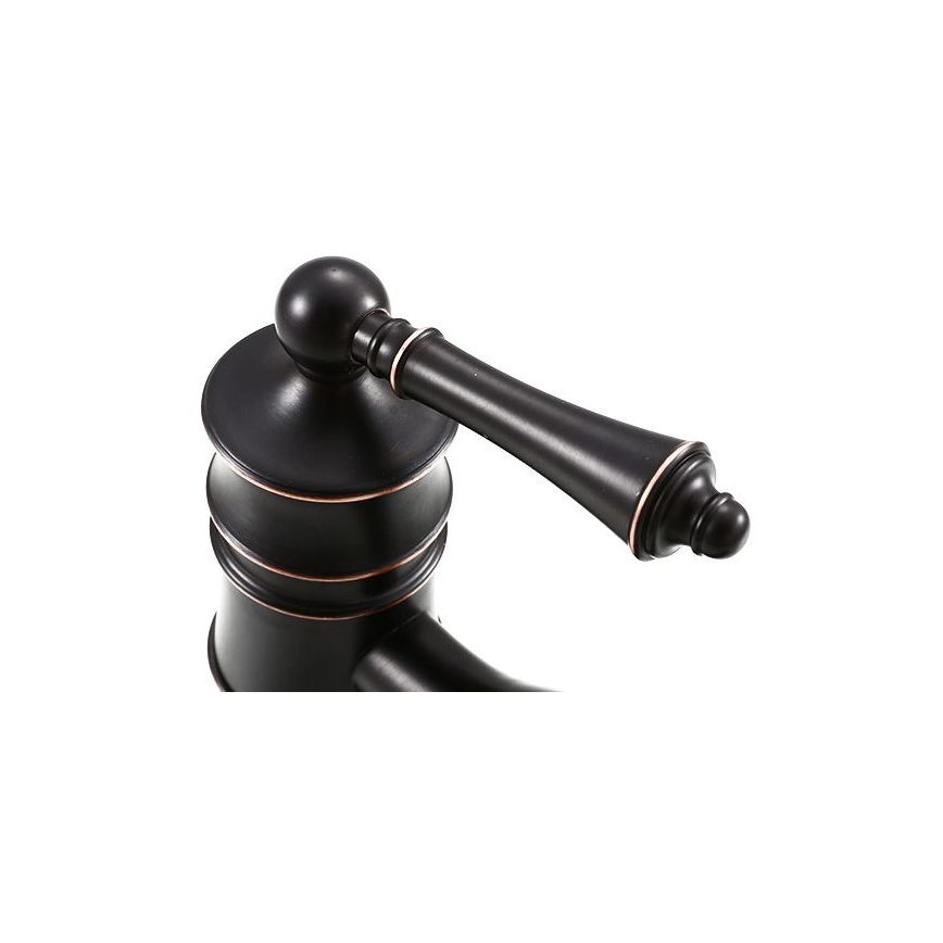 REA-B0227 - Mitigeur de lavabo VINTAGE OLD RETRO 31 cm noir
