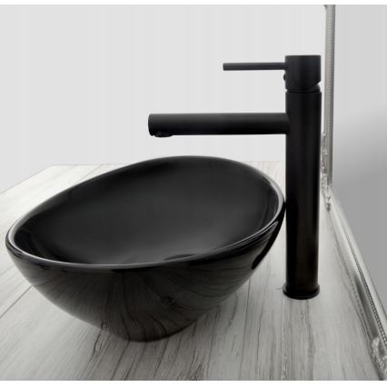 REA-B0229 - Wastafelkraan TESS 31,5 cm zwart
