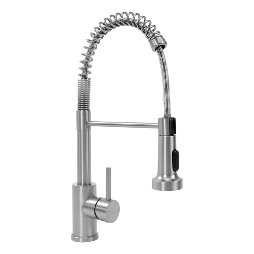 REA-B0417 - Mitigeur d'évier COLIN 42,5 cm avec douchette extractible nickel