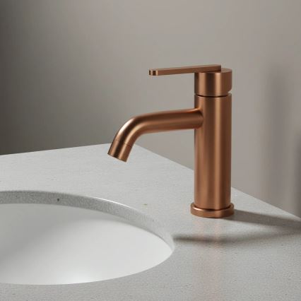 REA-B0970 - Wastafelmengkraan ONTARIO 17,5 cm geborsteld koper