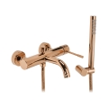 REA-B0980 - Ensemble de baignoire LUNGO DIAMOND, finition cuivre brossé