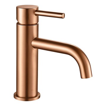 REA-B1112 - Wastafelkraan LUNGO 16,5 cm geborsteld koper