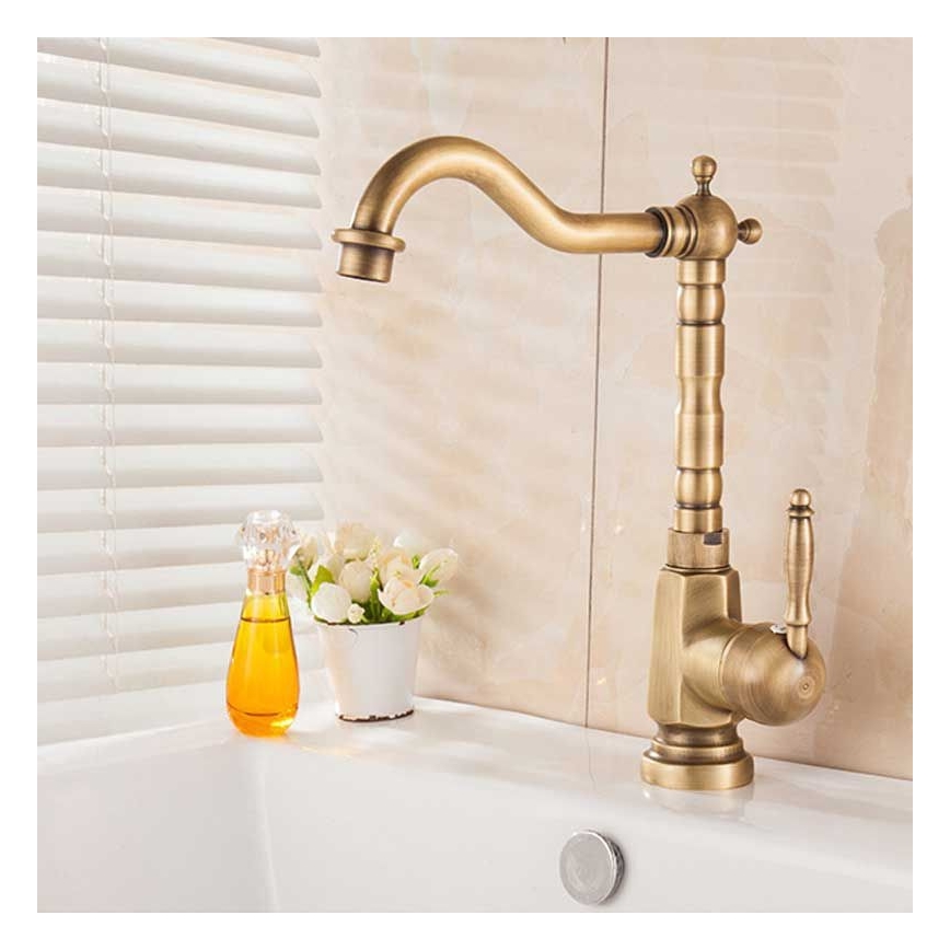 REA-B2150 - Mitigeur de lavabo BONA 28,5 cm, doré brossé