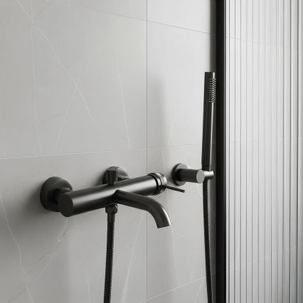 REA-B2352 - Kit de baignoire LUNGO, finition titane