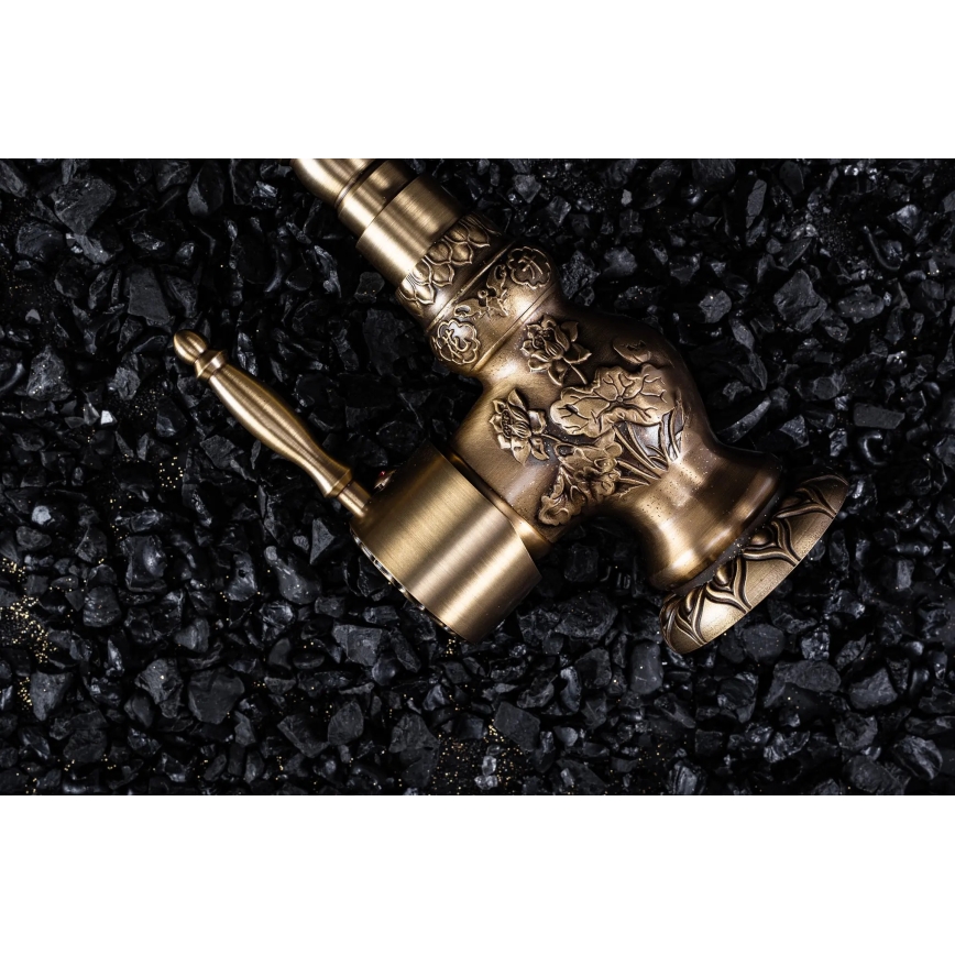 REA-B2500 - Wastafelmengkraan VENICE 32 cm geborsteld goud