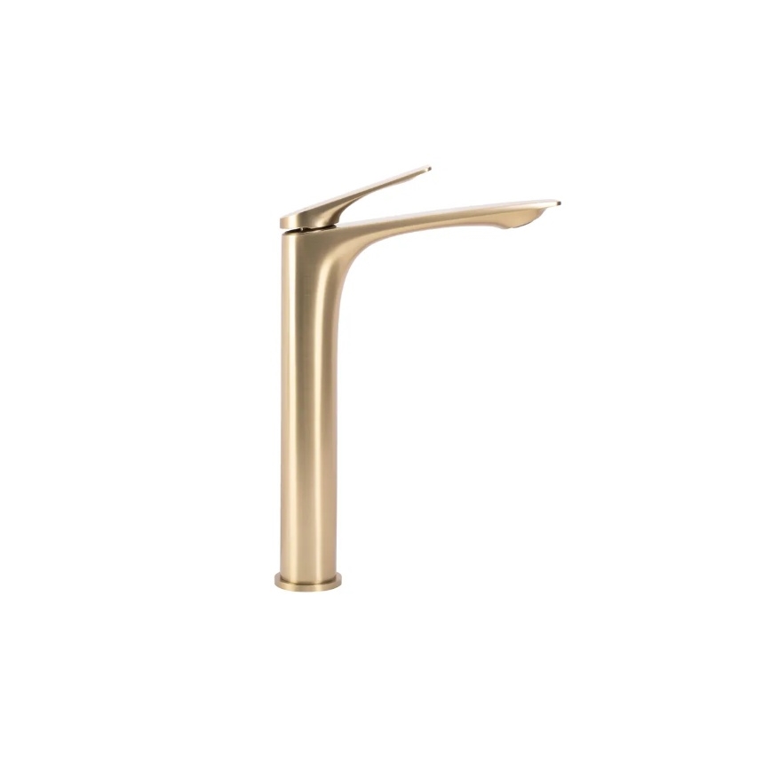 REA-B2705 - Wastafelmengkraan AVALON 30 cm geborsteld goud