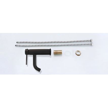 REA-B4102 - Mitigeur pour lavabo LUNGO 16,5 cm noir