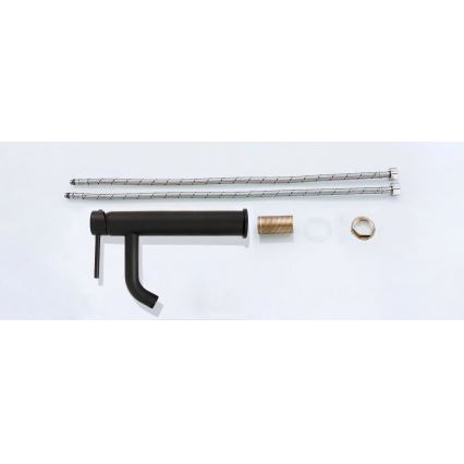 REA-B4103 - Mitigeur pour lavabo LUNGO 28 cm noir