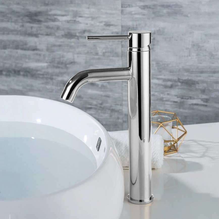 REA-B4104 - Wastafelmengkraan LUNGO 28 cm glanzend chroom