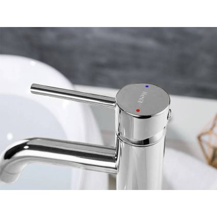 REA-B4104 - Wastafelmengkraan LUNGO 28 cm glanzend chroom