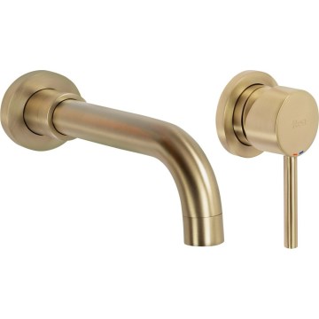 REA-B4109 - LUNGO inbouw-wastafelmengkraan, geborsteld goud