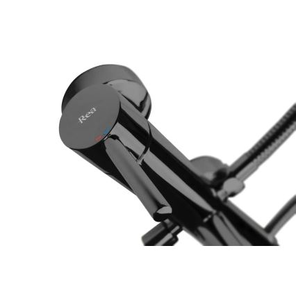 REA-B4422 - Badset LUNGO hoogglans zwart