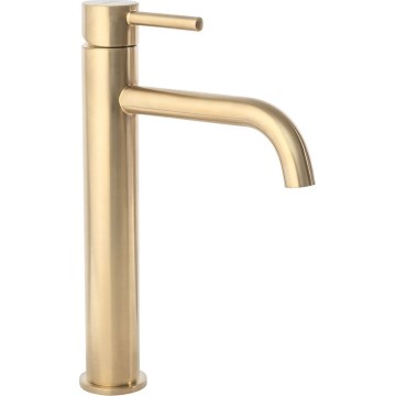 REA-B4526 - Wastafelkraan LUNGO 28 cm geborsteld goud