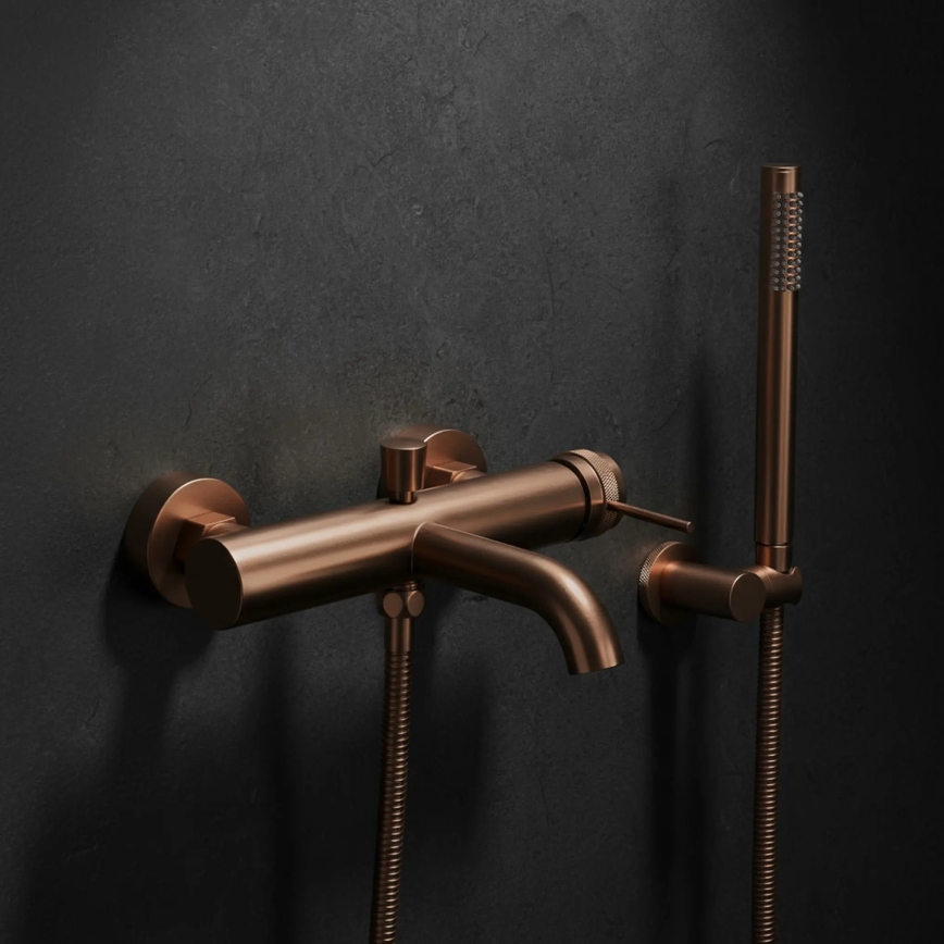 REA-B4567 - Ensemble de robinetterie pour baignoire LUNGO en cuivre brossé