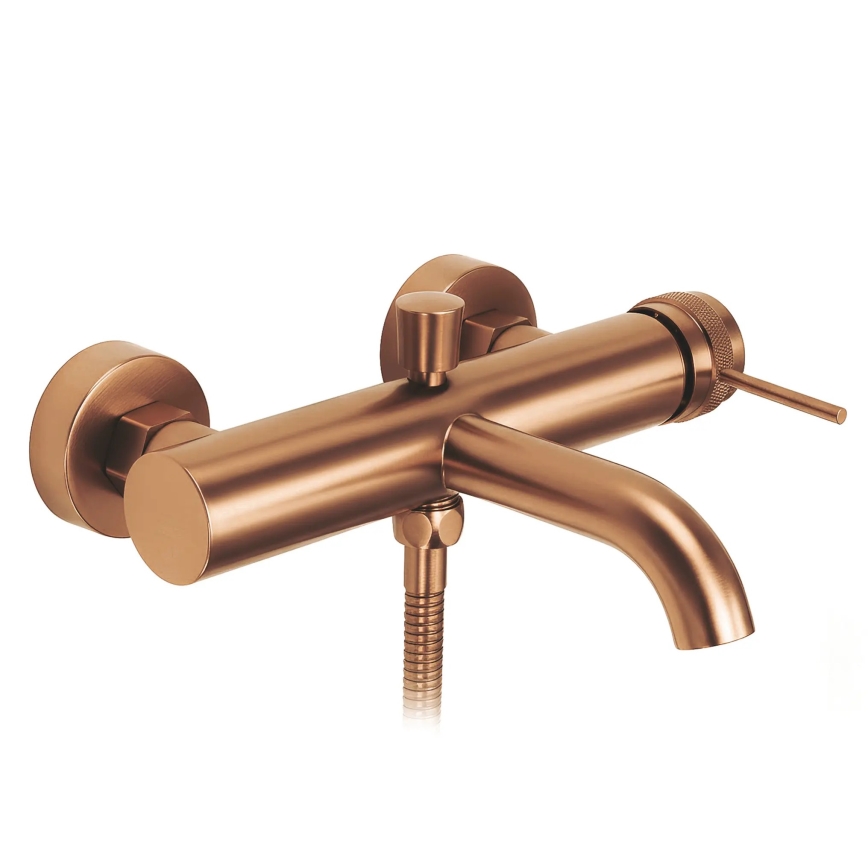 REA-B4567 - Ensemble de robinetterie pour baignoire LUNGO en cuivre brossé