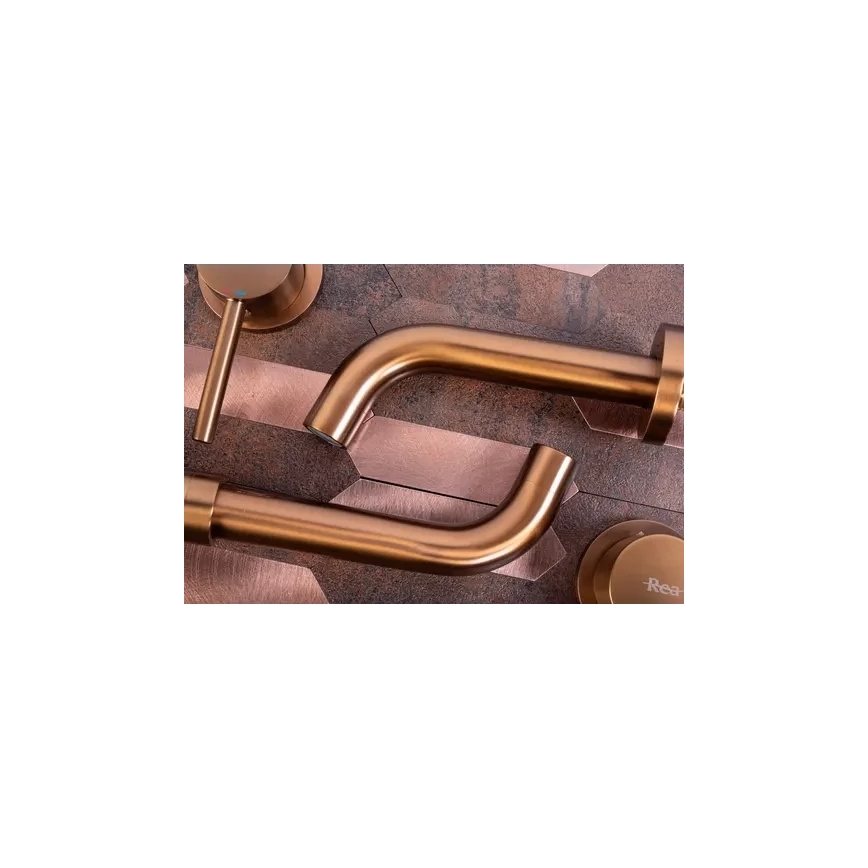 REA-B4600 - Mitigeur pour lavabo encastrable LUNGO, finition cuivre brossé