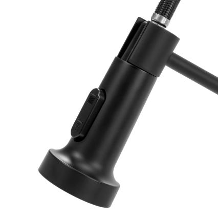 REA-B4820 - Mitigeur d'évier avec douchette extractible COLIN 42,5 cm noir