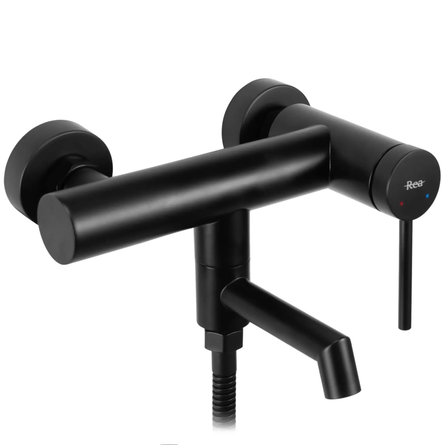 REA-B5099 - Ensemble de robinetterie pour baignoire FOSS noir mat