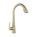 REA-B5312 - Keukenkraan met uittrekbare sproeikop ROSS 43 cm geborsteld goud
