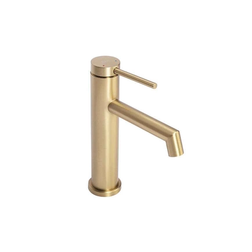 REA-B5316 - Wastafelkraan FOSS 20,5 cm geborsteld goud