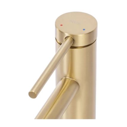 REA-B5319 - Wastafelkraan FOSS 29,5 cm geborsteld goud