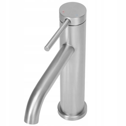 REA-B5324 - Mitigeur de lavabo CLIF 20,5 cm en acier brossé
