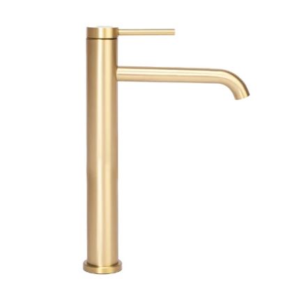 REA-B5329 - Wastafelkraan CLIF 29,5 cm geborsteld goud