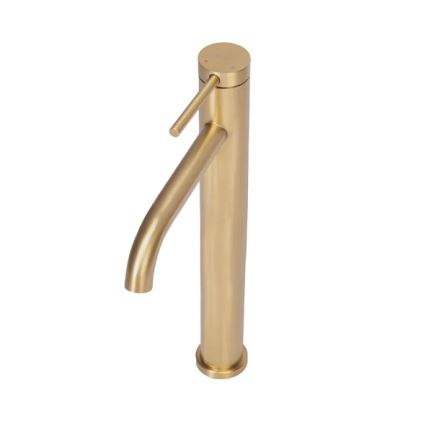 REA-B5329 - Wastafelkraan CLIF 29,5 cm geborsteld goud